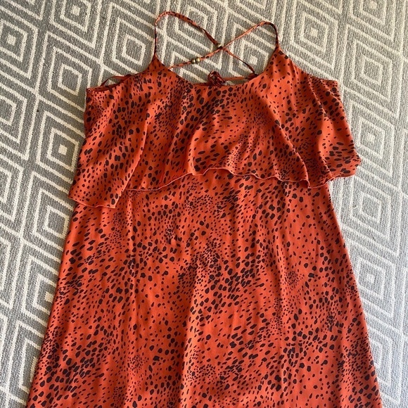 NWT YA Los Angeles Sleeveless Print Maxi Dress Size Large - Picture 2 of 15